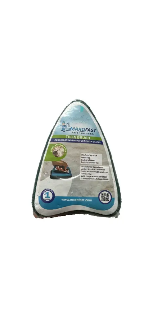 Maxofast Triangle Tiles Scrubber (Green)